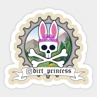 Bunny Skull Sticker